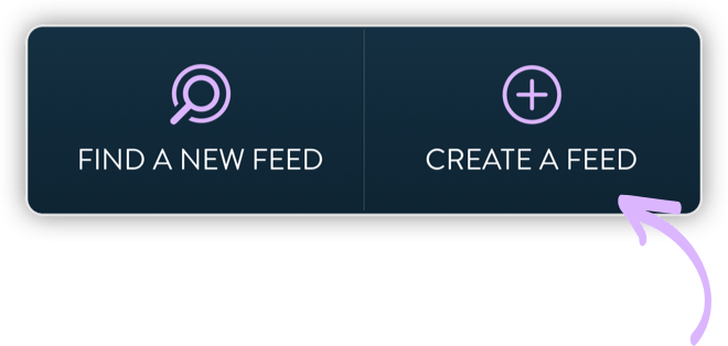 Call to action late create feed